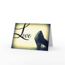 Love Black and White Greeting Card by indolilly Love Black and White Greeting Card