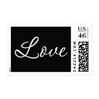 Love - Black and white Stamps