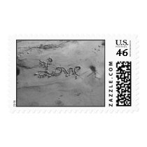 Love Black & White Stamp