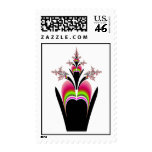 Love Blossoms ~ Abstract Art Print Postage
