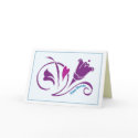 Love Blossoms Birthday Card /sky blue by TANITU Love Blossoms Birthday Card /sky blue