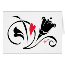 Love Blossoms Greeting Card