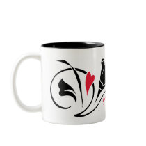 Love Blossoms Mug-Left