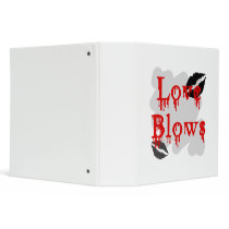 love blows vinyl binder