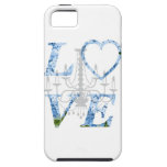 LOVE Blue Hydrangea Chandelier Case iPhone 5 Cases