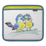Love bluebirds iPad sleeves
