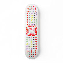 LOVE BOARD II SKATE BOARD DECK