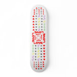 LOVE BOARD II SKATE BOARD DECK