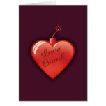 Love Bomb III Greeting Card