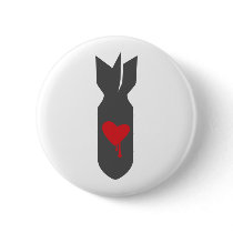 Love Bomber Pinback Buttons