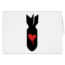 Love Bomber Greeting Cards