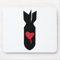 Love Bomber mousepads by strk3 Love Bomber mousepads