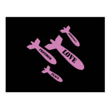 LOVE BOMBS - POST CARDS