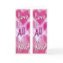 Love Bookmark Greeting Card by imagefactory Love Bookmark Greeting Card