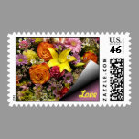 Love Bouquet Flowers Postage postage
