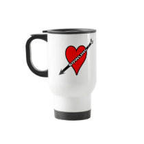 Love Bowling Heart Mug