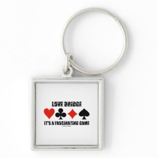 Love Bridge It's A Fascinating Game keychain