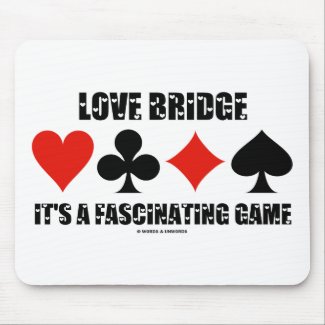 Love Bridge It's A Fascinating Game mousepad