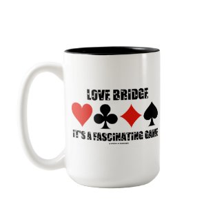 Love Bridge It's A Fascinating Game mug