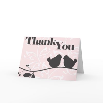 Love Brids Thank You Card