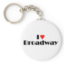 Love Broadway Key Chain