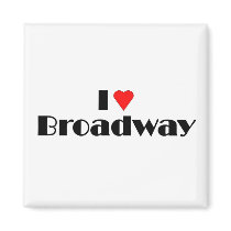 Love Broadway Fridge Magnets