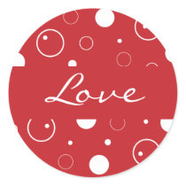 Love Bubbles Envelope Sticker Seal