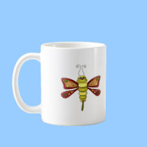 Love Bug Butterfly mugs