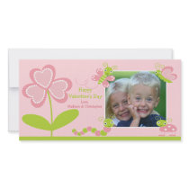 Love Bugs Valentine's Day Photo Card Template