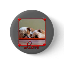 Love Bulldogs button