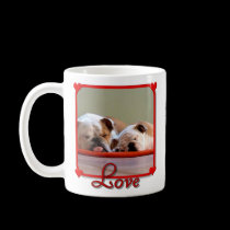 Love Bulldogs mug mugs