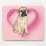 Love Bullmastiff puppy mousepad