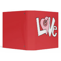 Love Bullseye 1.5" Photo Album 3 Ring Binders
