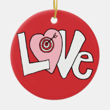Love Bullseye Ornament