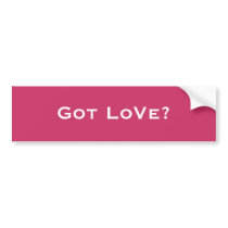 LoVe Bumper Sticker bumper stickers by NeptuneRising LoVe Bumper Sticker bumper stickers