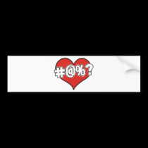 LOVE bumper stickers