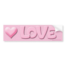 Love Bumper Sticker bumper stickers