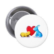 Love Bunnies Button