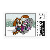 Love Bunnies Stamp by wislander Love Bunnies Stamp