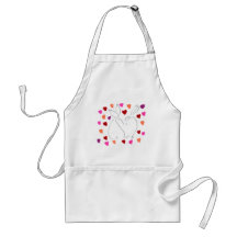 love bunny02 apron