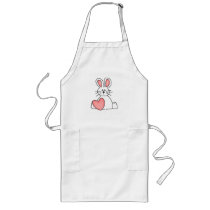 Love Bunny Valentine aprons