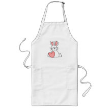 Love Bunny Valentine Aprons