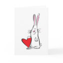 Love Bunny Valentine cards