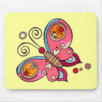 Love Butterfly mousepads