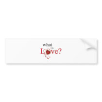 Love Button Bumper Stickers