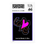 Love by Wendy C. Allen Stamp