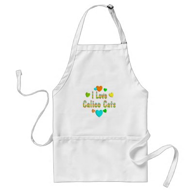 Love Calico Cats Aprons by MyFavoriteCat