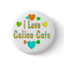 Love Calico Cats buttons
