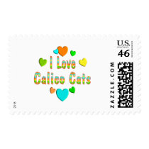 Love Calico Cats postage