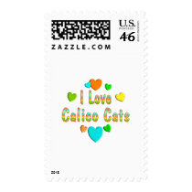 Love Calico Cats postage
